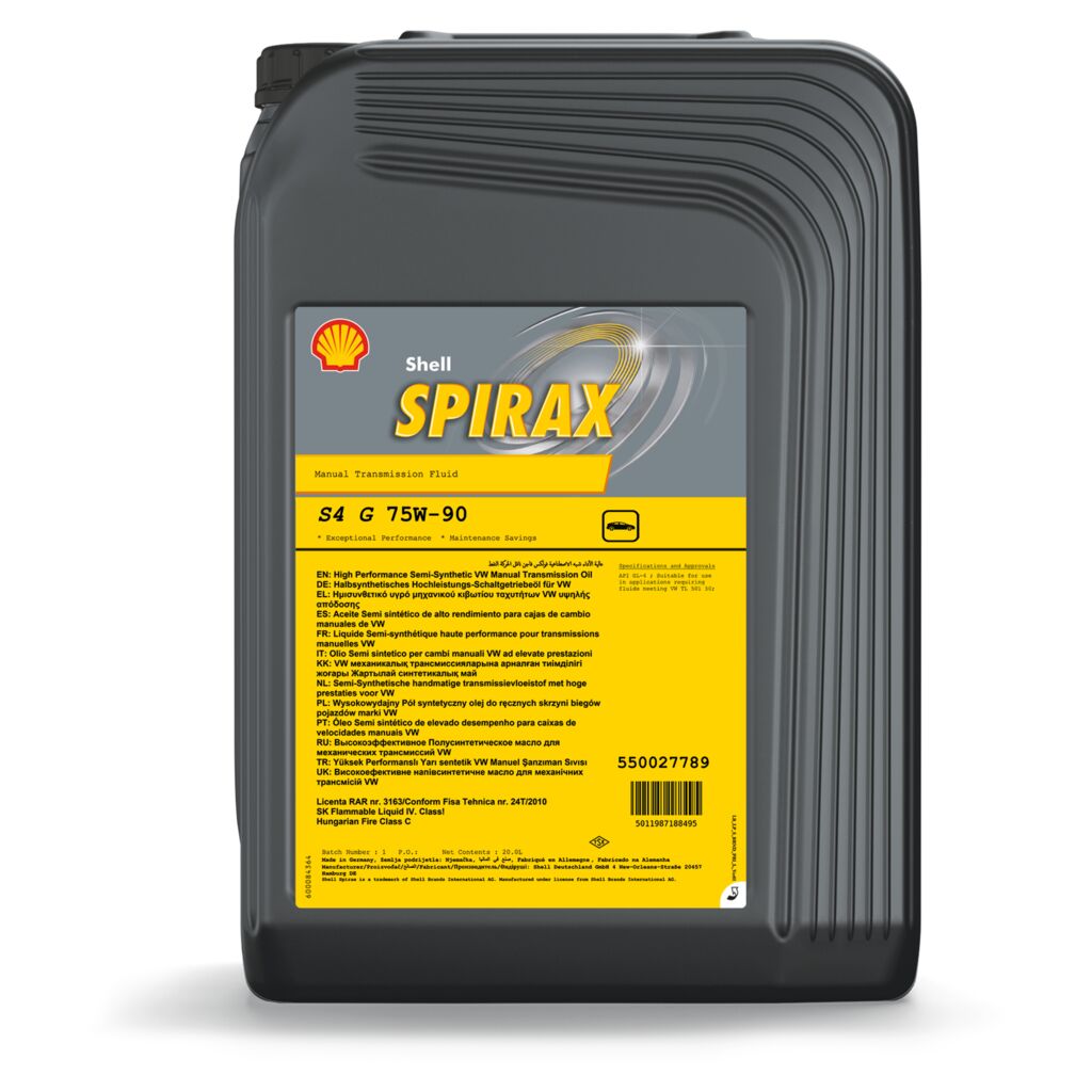 Shell Spirax S4 G 75W-90 1 20L JC