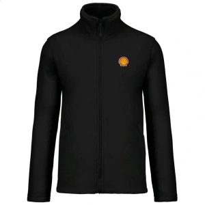 MIKINA SHELL LUBRICANTS FLEECE ČERNÁ L