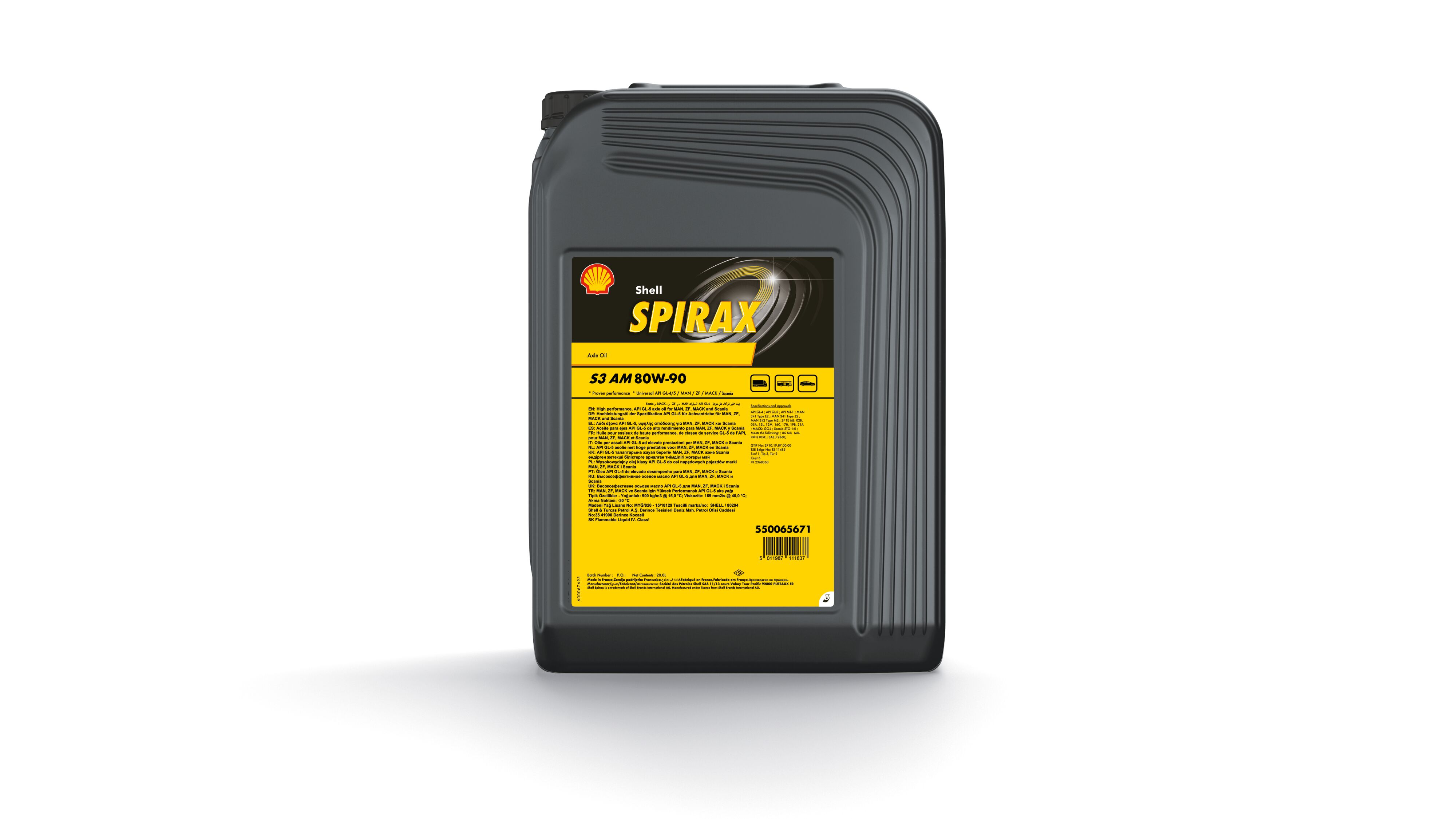 Shell Spirax S3 AM 80W-90 20L JC