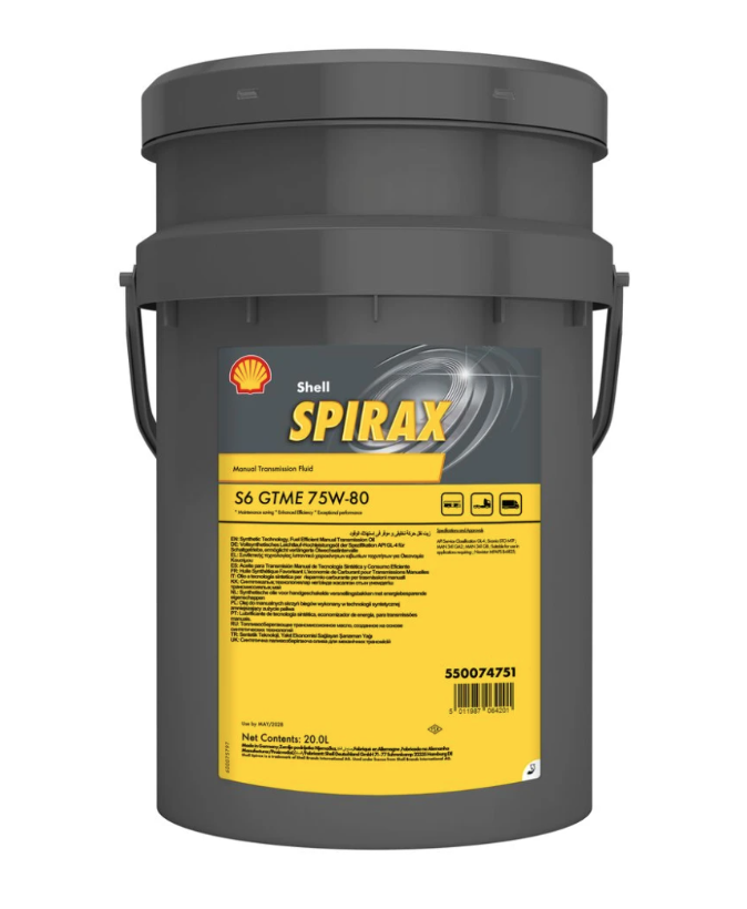 Shell Spirax S6 GTME 75W-80 1 20L JC